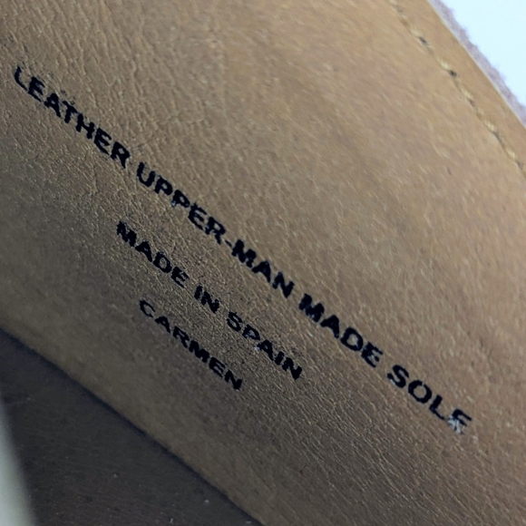 Verbenas Espadrilles Carmen Suede Leather Closed Toe Antique Blush EU42 11 NWT - Picture 14 of 16